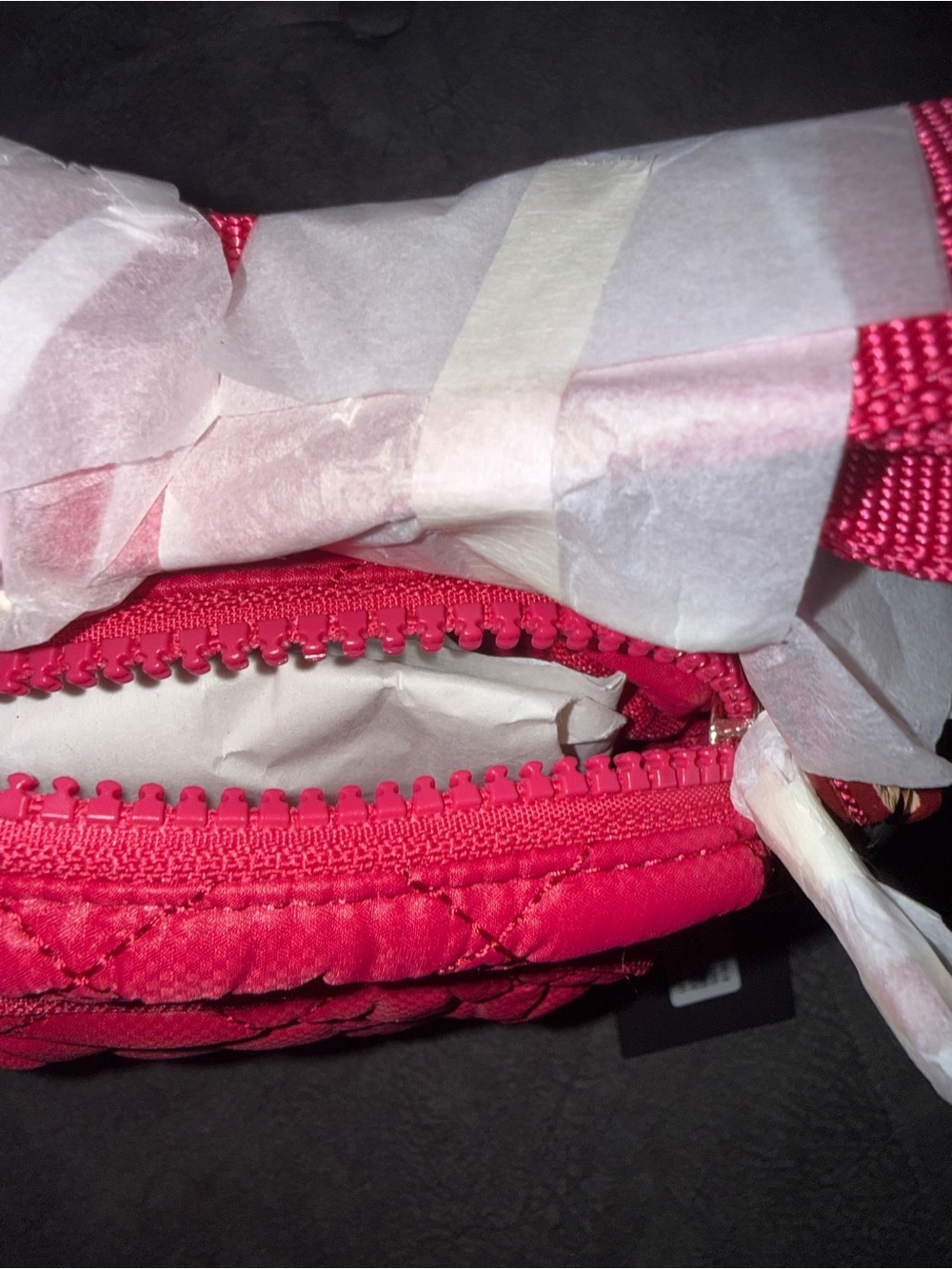 MZ Wallace Quilted Crossbody in Cherry Red. XXS . Brand new. - Picture 4 of 5